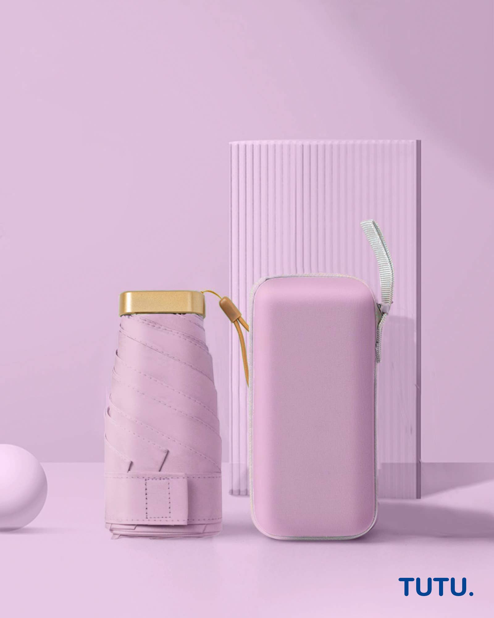 TUTU Home - Tableware & Decor - Wholesale Umbrella - Women's - "Carte" Pocket Mini Umbrella - Purple2