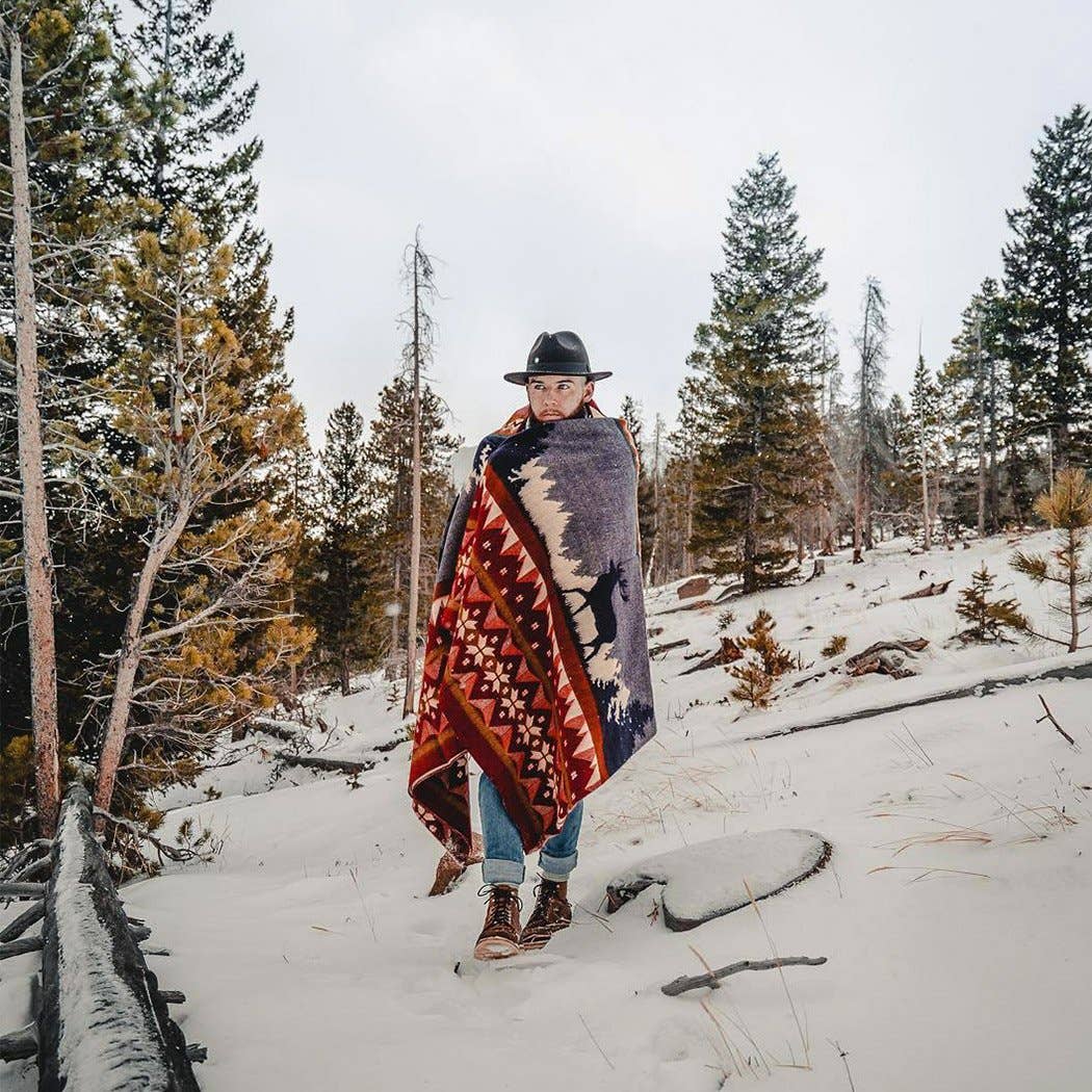 Ecuadane - Wholesale Throw Blanket - Southwest Reversible Aztec Blanket, Queen Size Throw2