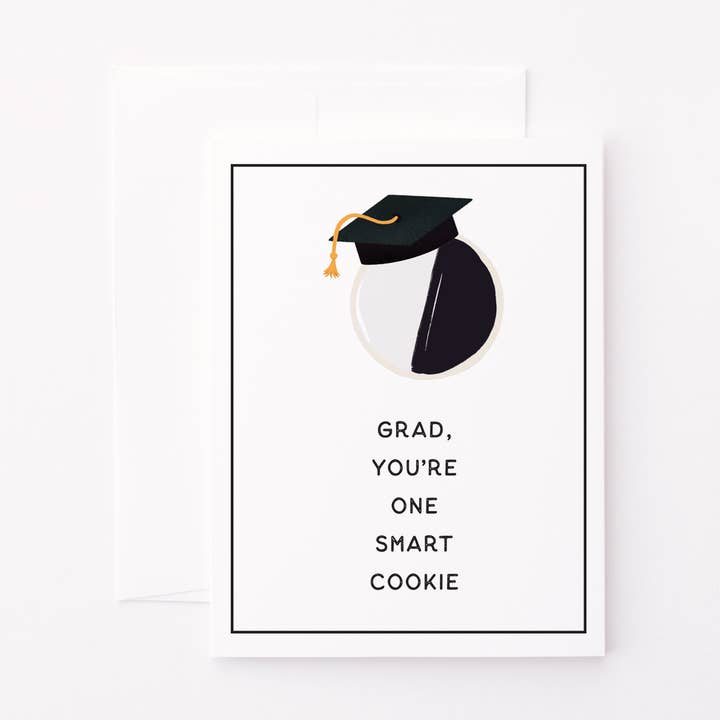 Modern Mitzvah - Wholesale Graduation Card - One Smart Cookie0