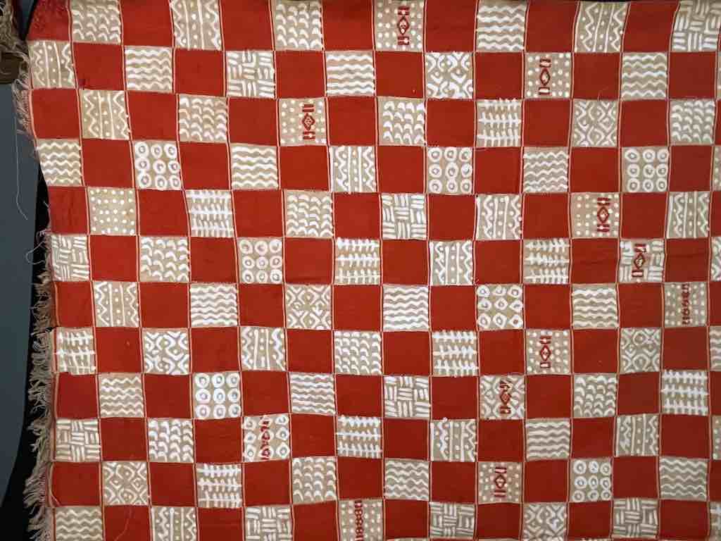 The Niger Bend - Wholesale Tapestry/textile - XL Fulani Peulh African Colorful Mudcloth Textile | 92 x 52"5