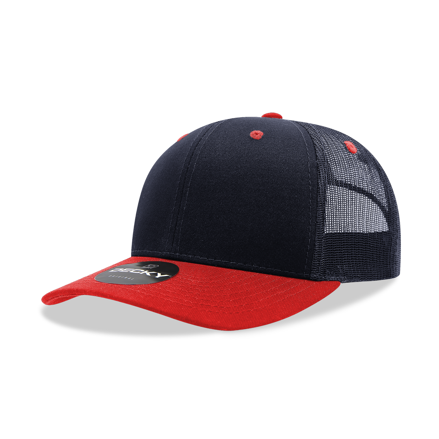 The Park Wholesale - Vente Casquette de camionneur – unisexe - Casquette Trucker classique Decky 6021, 6 panneaux, style mid pro38