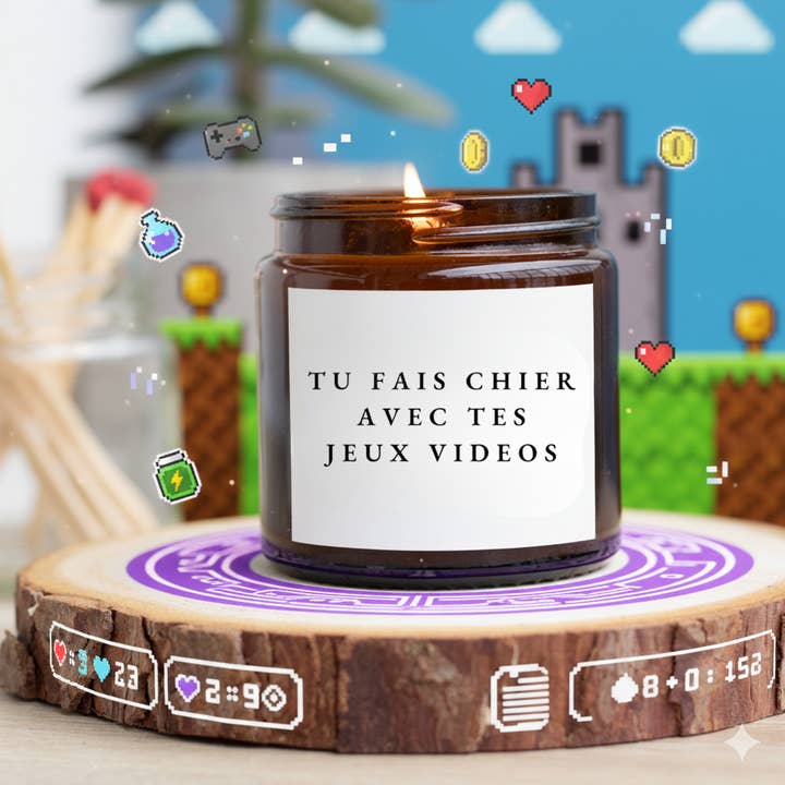 Bougie - You're annoying with your video games. for wholesale by MAMIE CANDLE