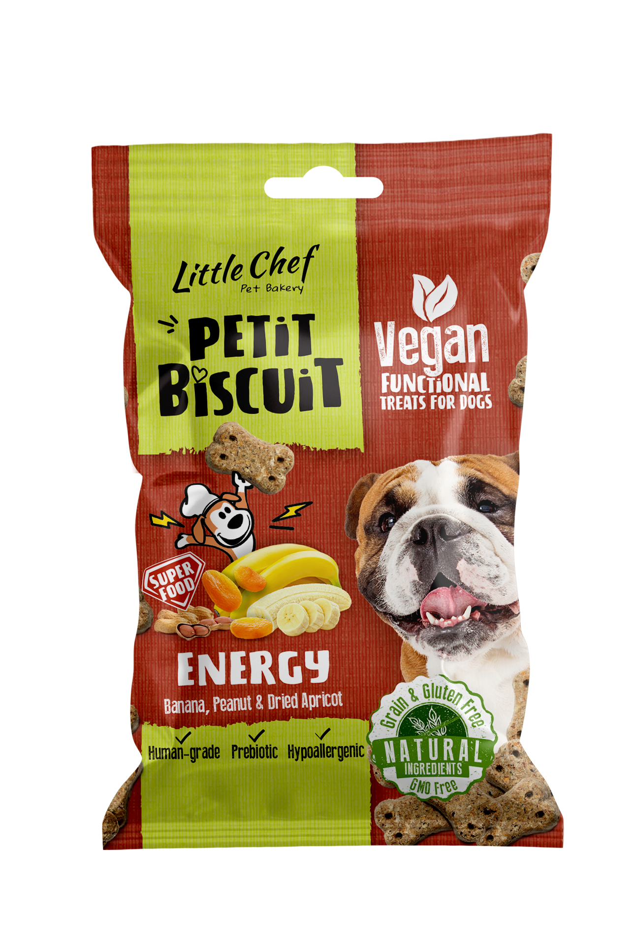 United Pet Brands - Wholesale Hondenkoekjes - Hond - Vegan natuurlijke functionele snack voor energie, graanvrij - 100 g6