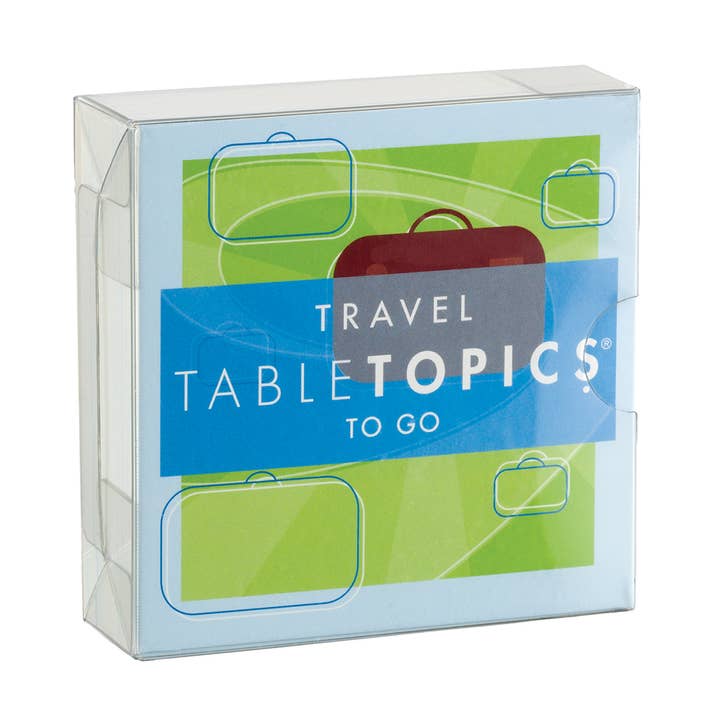 TABLETOPICS TRAVEL - Conversation Starter Question Cards for wholesale by TableTopics