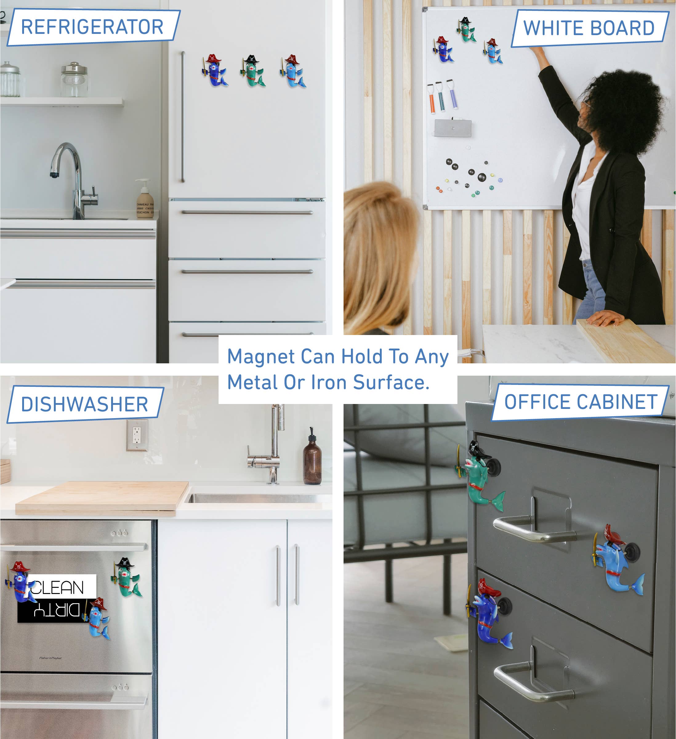 Cota Global - Wholesale Magneet - Bobble Magneet - Dolfijn Piraat3