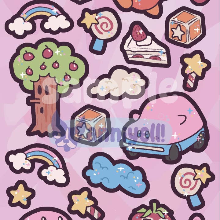 anniyell – Adesivo por atacado – dreamland! Folha de Autocolantes Deco1