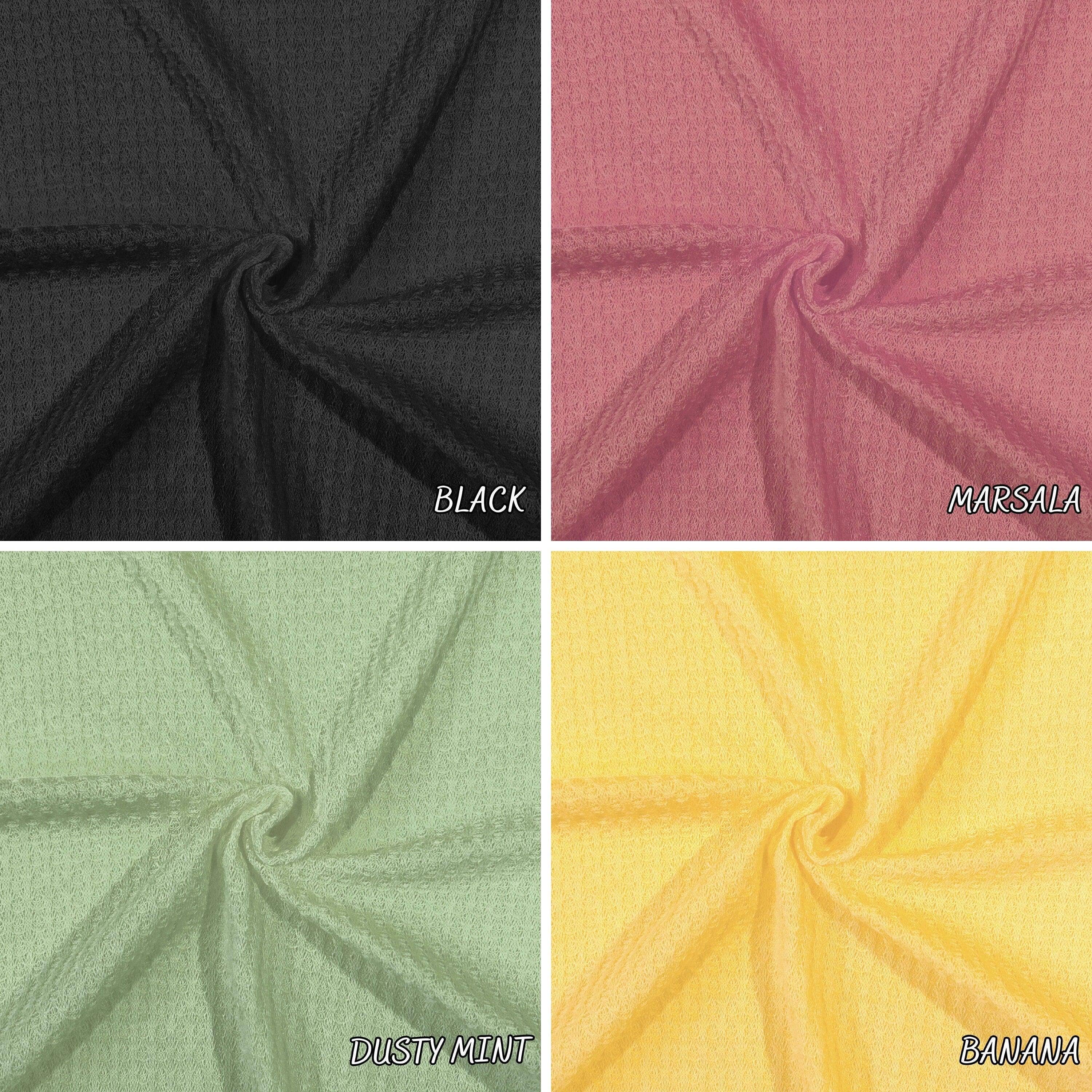 JNSfabric - Wholesale Fabric - WAFFLE-P/D fabric. Solid Color Pattern Textured Fabric.| sweater fabric | polyester | knit fabric | fabric by the yard4