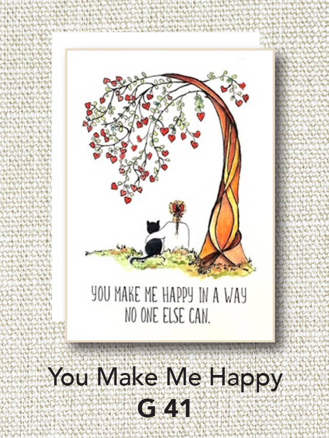 You Make Me Happy for wholesale by Jill Shinn Art