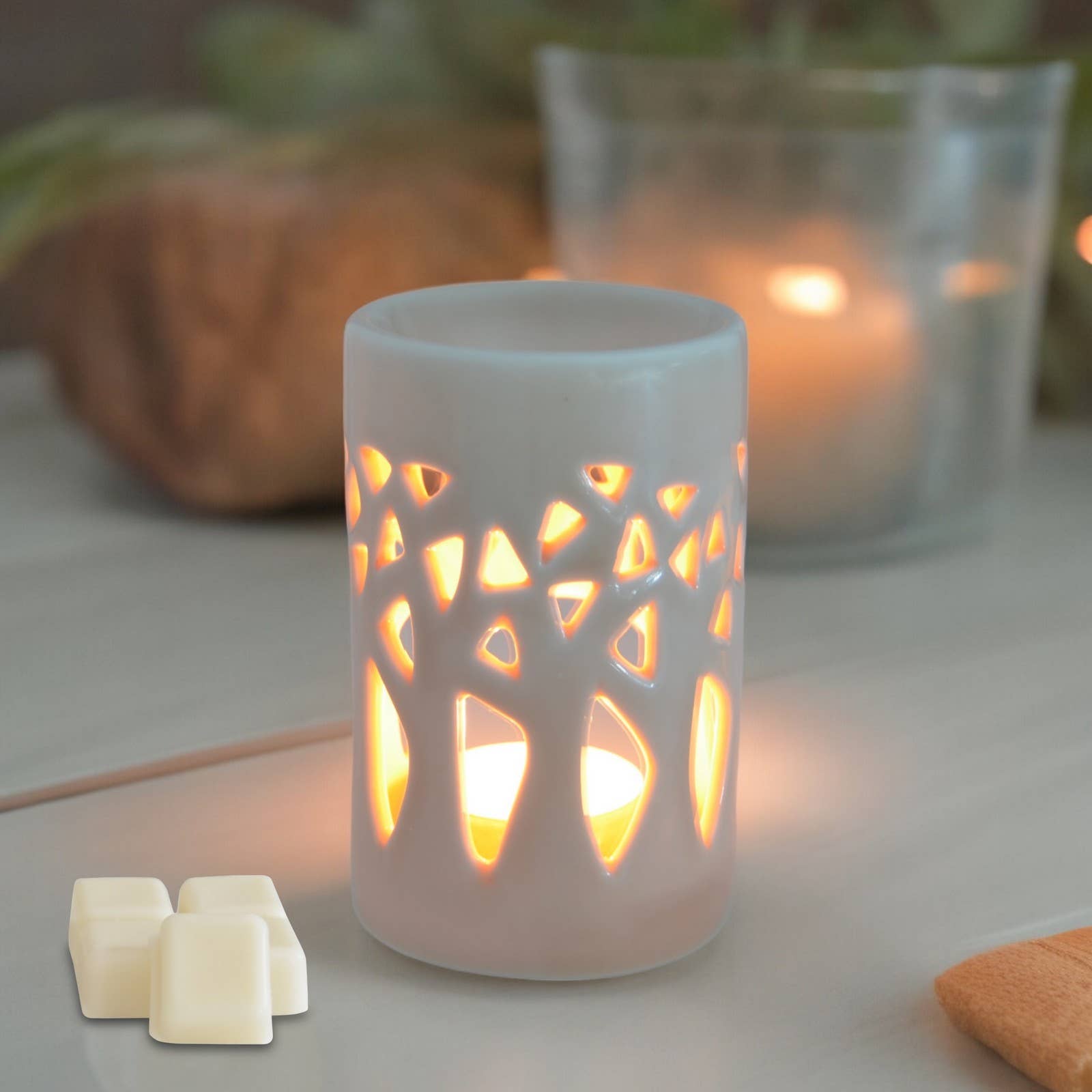 Zen'Arôme - Wholesale Candle Holder - Oil burner and scented wax melts - Ceramic tealight holder3