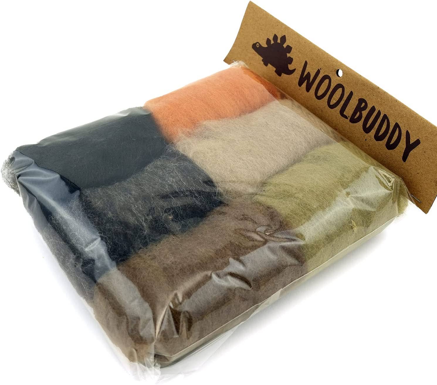 Woolbuddy - Wholesale Craft Supplies - Corriedale Wool Fiber Sampler – Natural Roving for Spinning 1