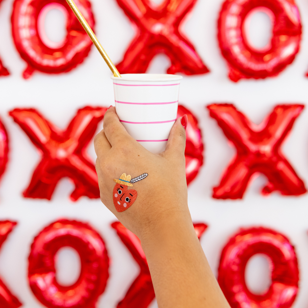 Jollity & Co. + Daydream Society - Vente Tatouage temporaire – enfant - Heartbeat Gang Tatouages Temporaires - 2 Pk.2