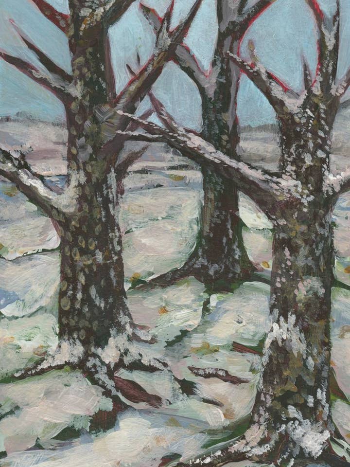 Winter Forest, 2025 - ART PRINT for wholesale by Hattie Darling