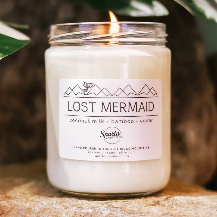 LOST MERMAID CANDLE for wholesale by Sparta Candle Co.