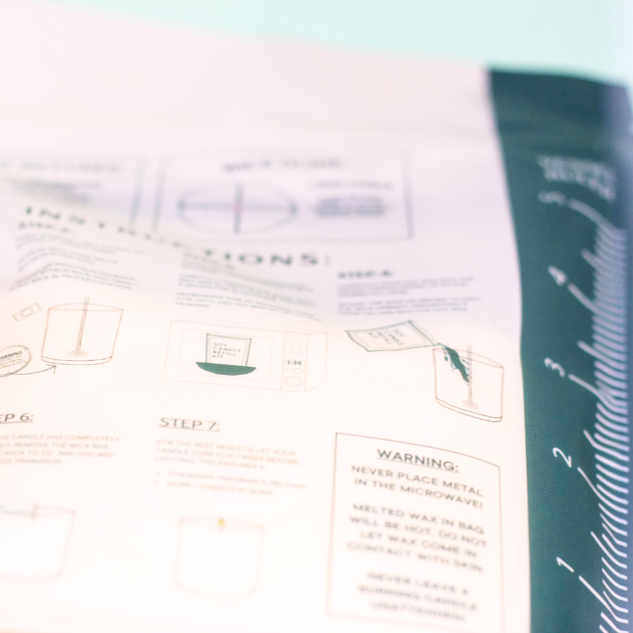 Unplug Soy Candles - Vente Kit de bricolage - Kit de recharge pour bougie en cire de soja (32 oz)6