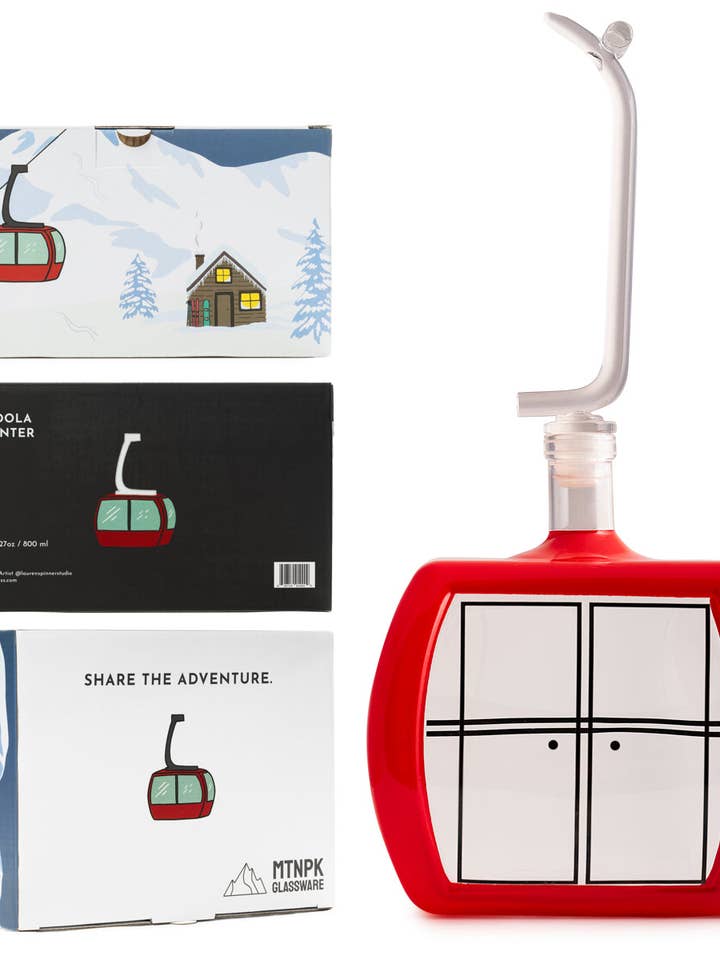 Gondola Whiskey Decanter for wholesale by MTNPK Glassware USA