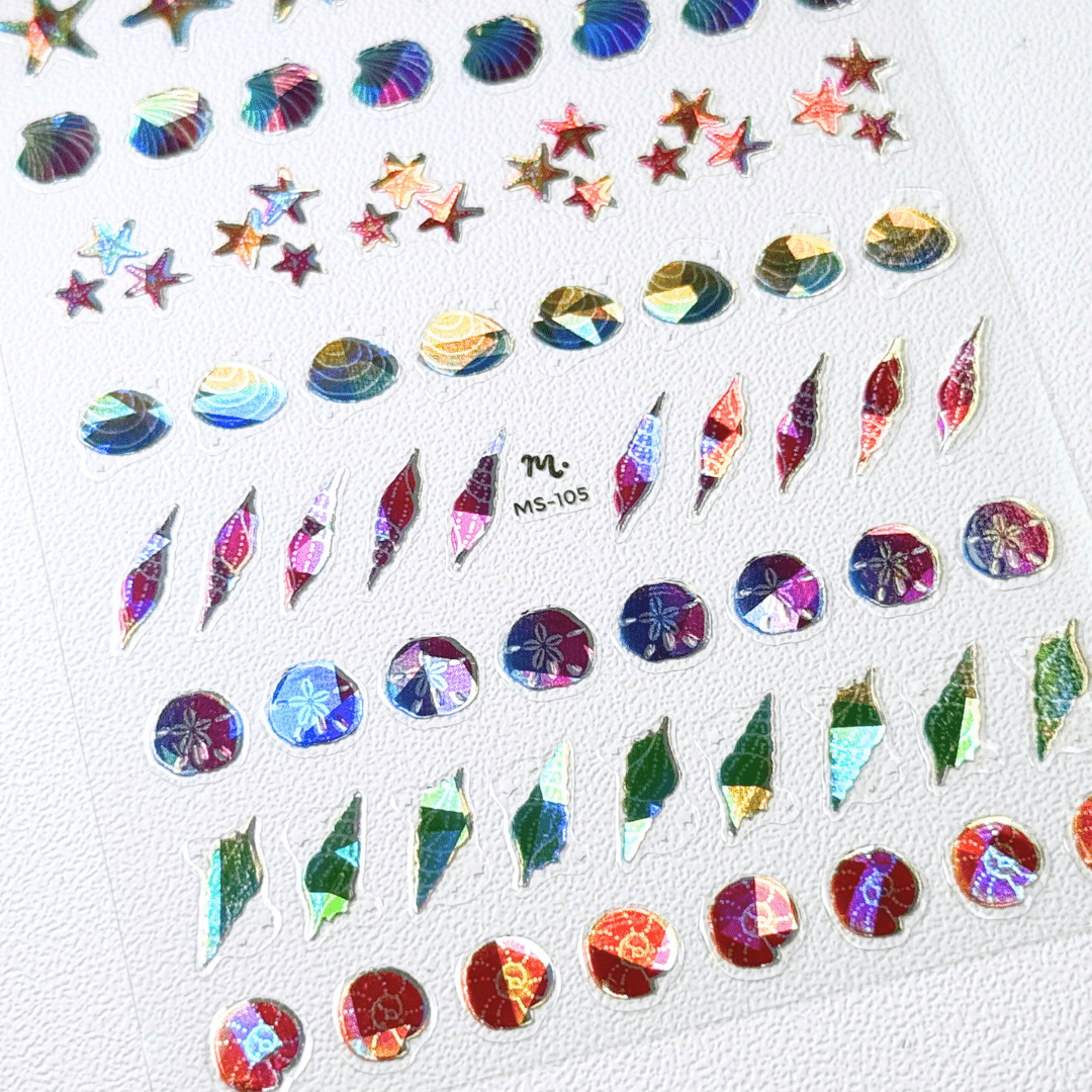 Maniology - Wholesale Nail Art/Decal - By the Seashore (MS-105) - Nail Art Sticker4