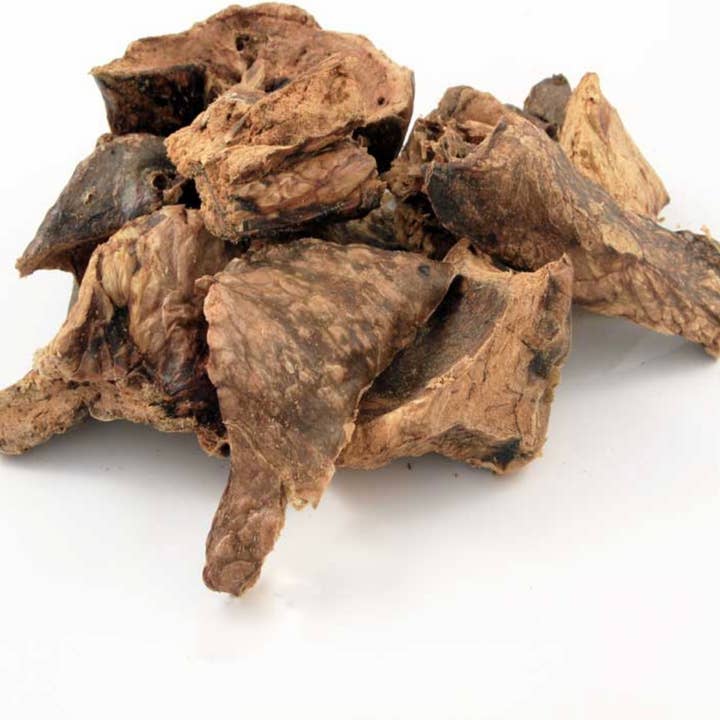 Live Pawsitive - Wholesale Pet treats – Dog - Beef Lung Chunks 7oz package4