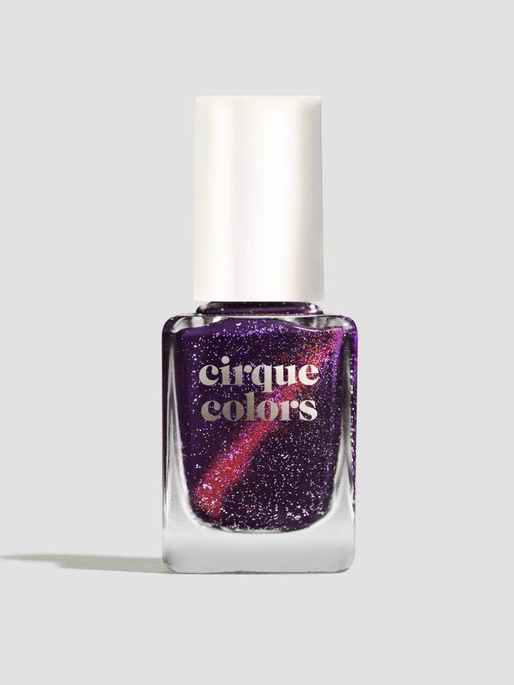 Purple Nail Polish with Red Magnetic Pigment - Cirque Colors for wholesale by Cirque Colors