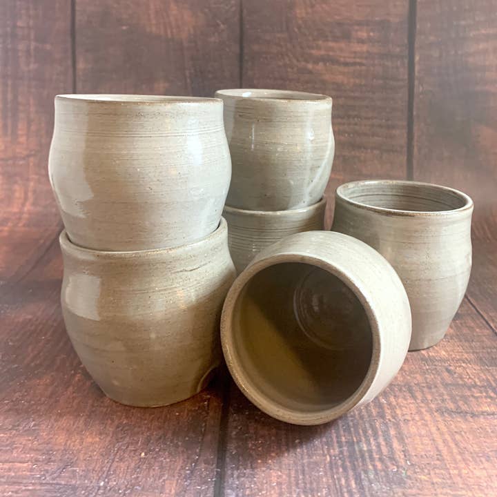 Handmade Little Sippers, Ghost White and other Purchase Wholesale clay cups. Free Returns & Net 60 Terms on Faire trending on Faire.