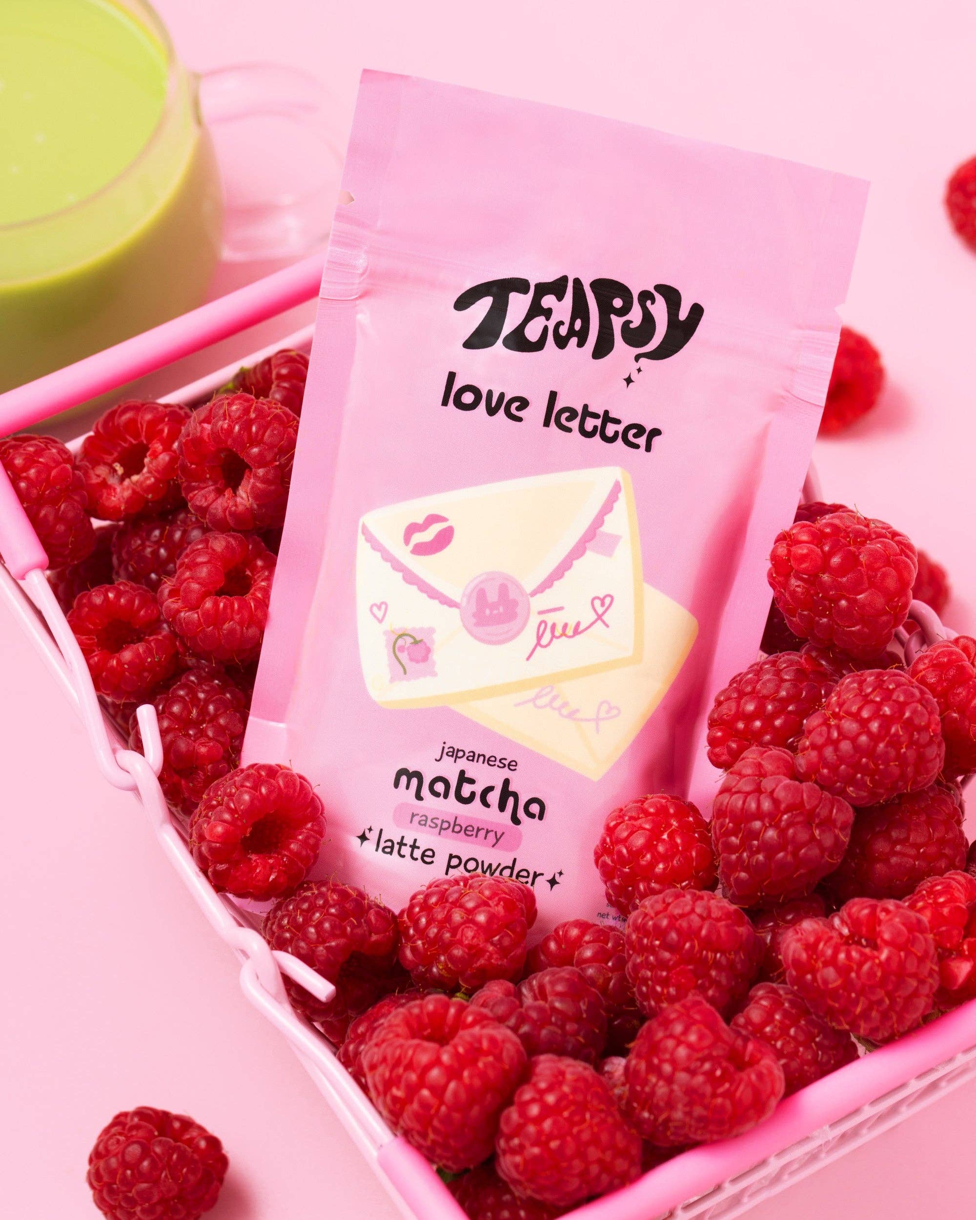 Teapsy - Wholesale Health/Detox Tea - Raspberry Matcha "Love Letter"4