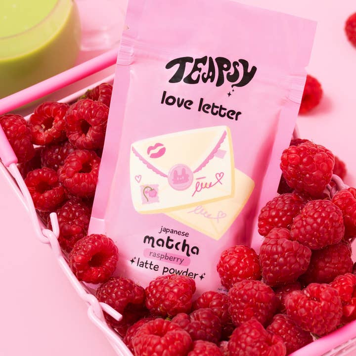 Teapsy - Wholesale Health/Detox Tea - Raspberry Matcha "Love Letter"4