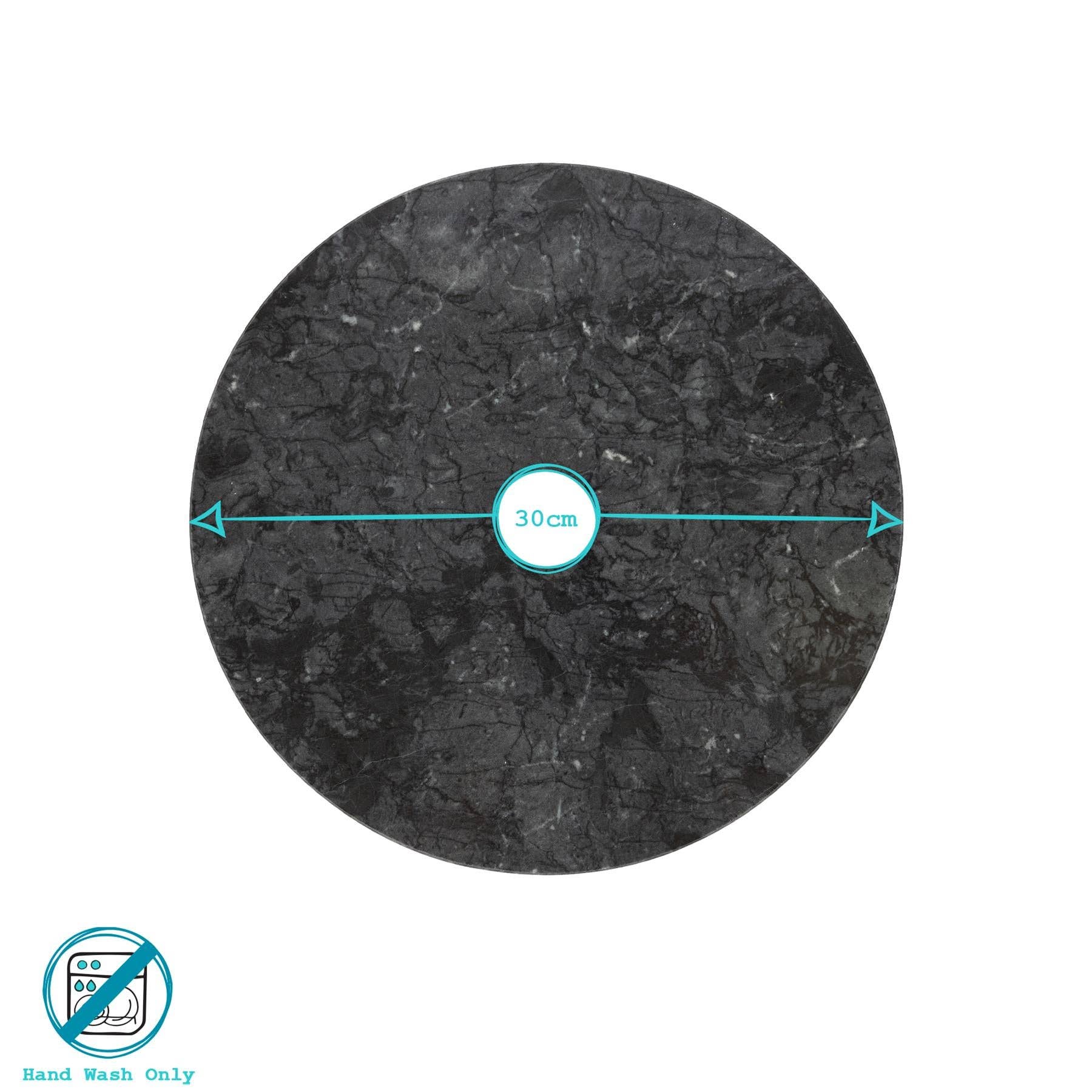 Rinkit Ltd - Vendita all'ingrosso Taglieri - Tagliere rotondo in marmo - 30 cm15