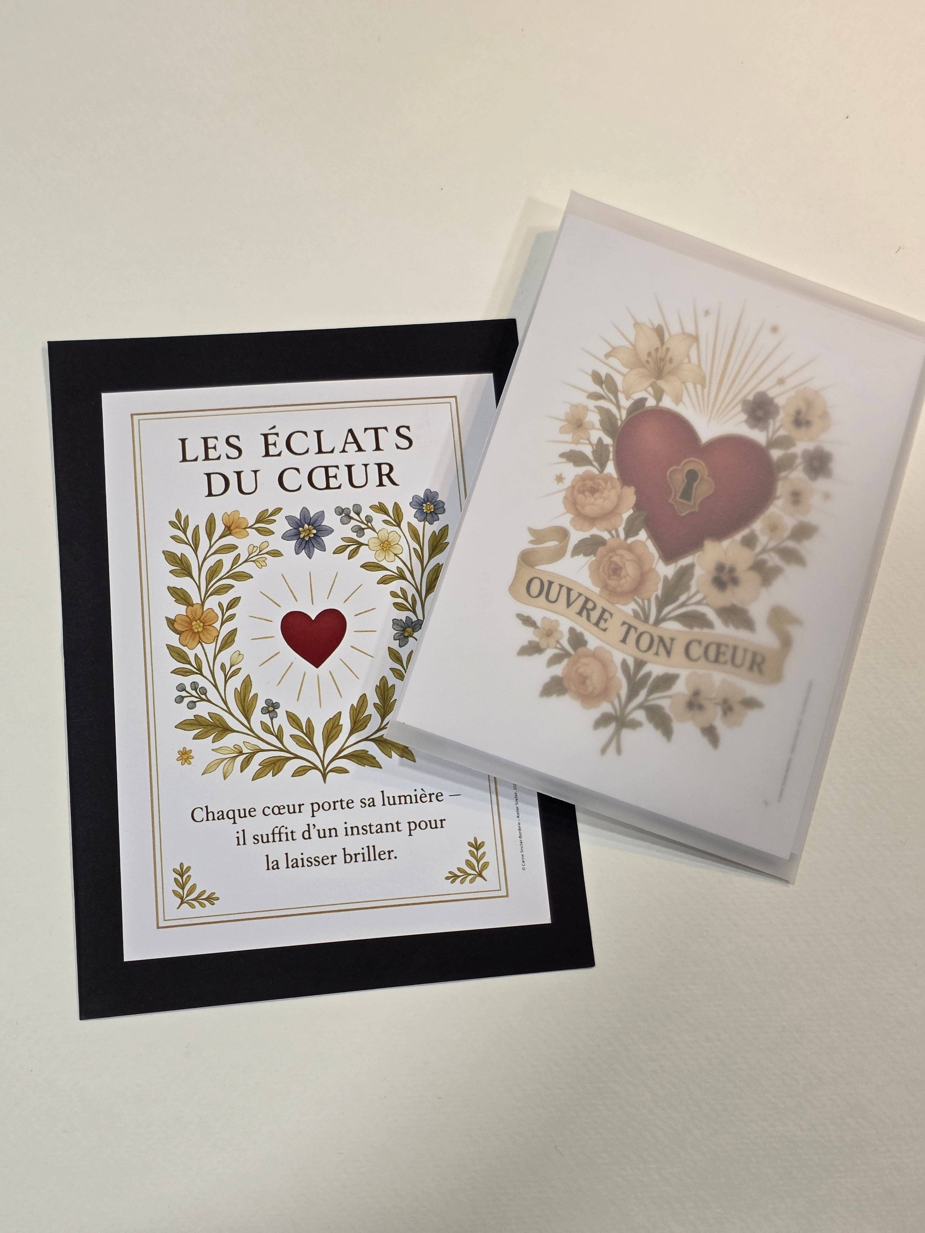 ATELIER SINCLAIR - Wholesale Thank You Card - SHARDS OF THE HEART1