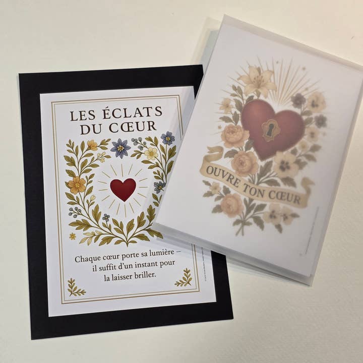 ATELIER SINCLAIR - Wholesale Thank You Card - SHARDS OF THE HEART1