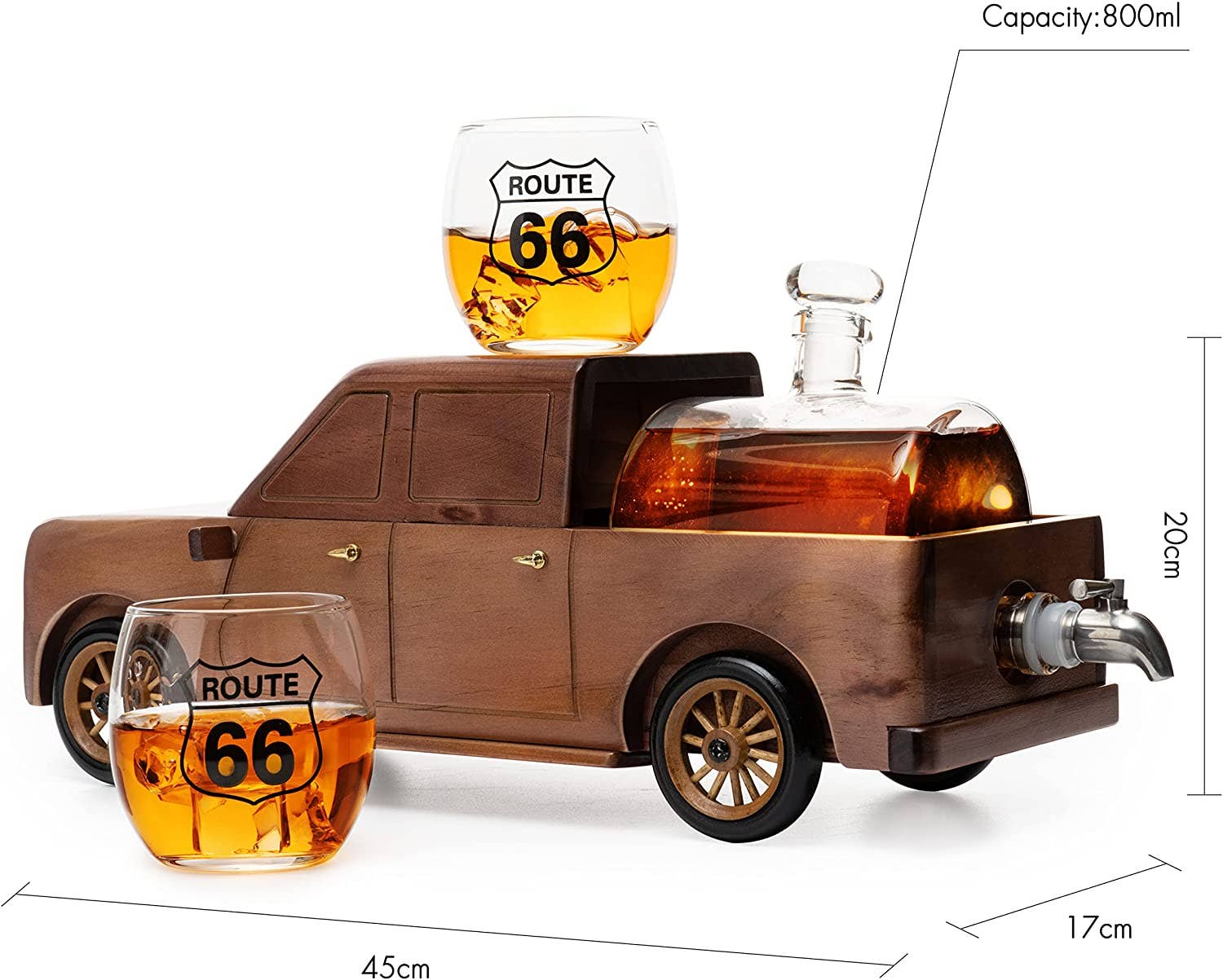 The Wine Savant /  Khen Glassware - Wholesale Decanter - The Wine Savant Truck Decanter F1505