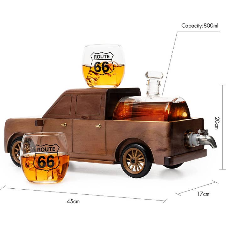 The Wine Savant / Khen Glassware - Wholesale Decanter - The Wine Savant Truck Decanter F1505