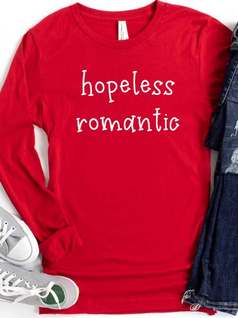 Hopeless Romantic Long Sleeve for wholesale by Wildberry Waves