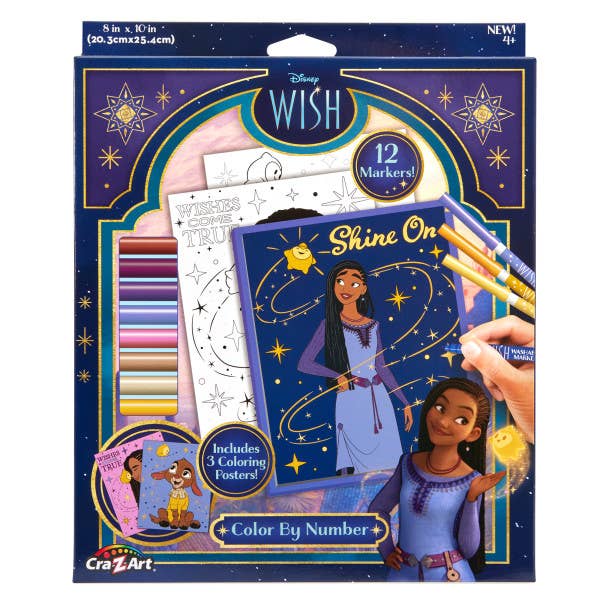 Disney Wish! Color By Number With Markers
for wholesale by Cra-Z-Art