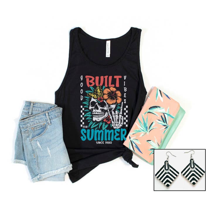 Southern Attitude Designs Inc - Wholesale Tank Top - Women's - Built For Summer