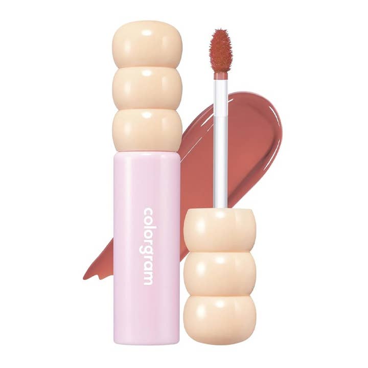 PINEAPPLE Beauty - Wholesale Lip Stain/Dye/Tint - Colorgram COL082 Sweet Persimmon Fruit Glass Tint - 4 pcs