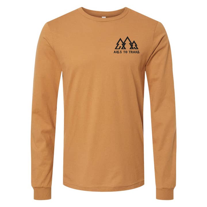 Ales to Trails - Wholesale Screen Printed T-Shirt - Men's - Size Matters Buck Long Sleeve1