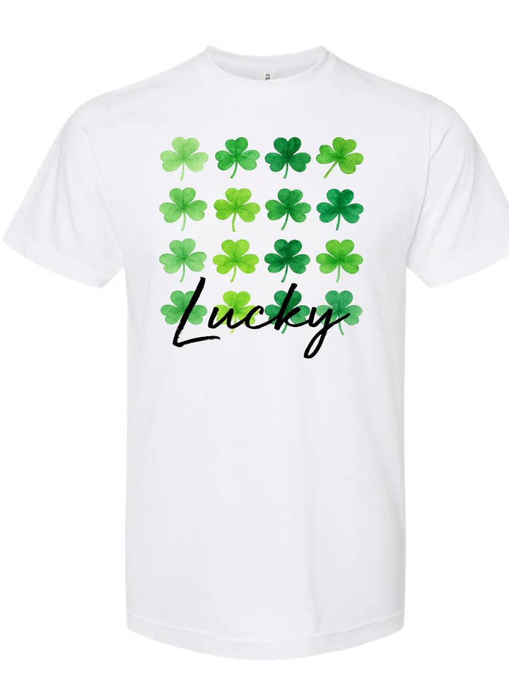 Lucky Clover Tee for wholesale by Stated Brands