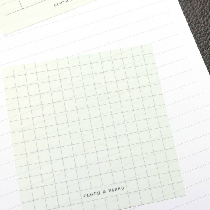 Cloth & Paper - Wholesale Sticky Notes - Transparent Sticky Note | Graph3