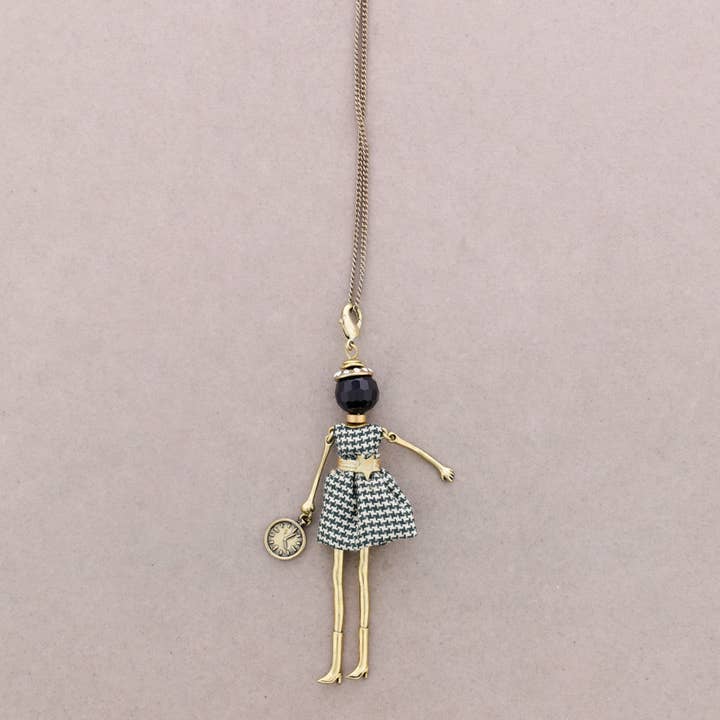 Long Pendant Necklace Doll for wholesale by Sonata