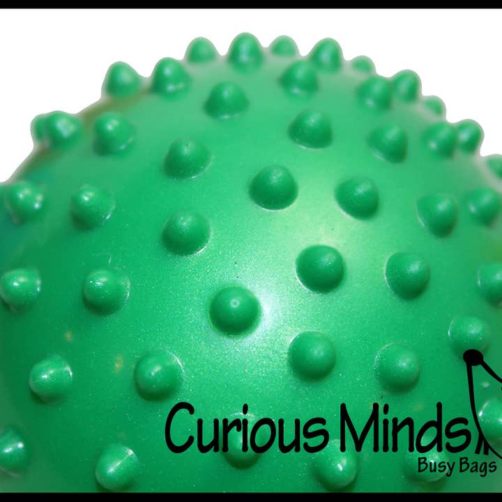 Curious Minds Toys - Wholesale Sensorische bal - Baby - 1 LEEGGELOPEN sensorische bal - Klein knobbelig sensorisch speeltje met knobbeltjes - L1