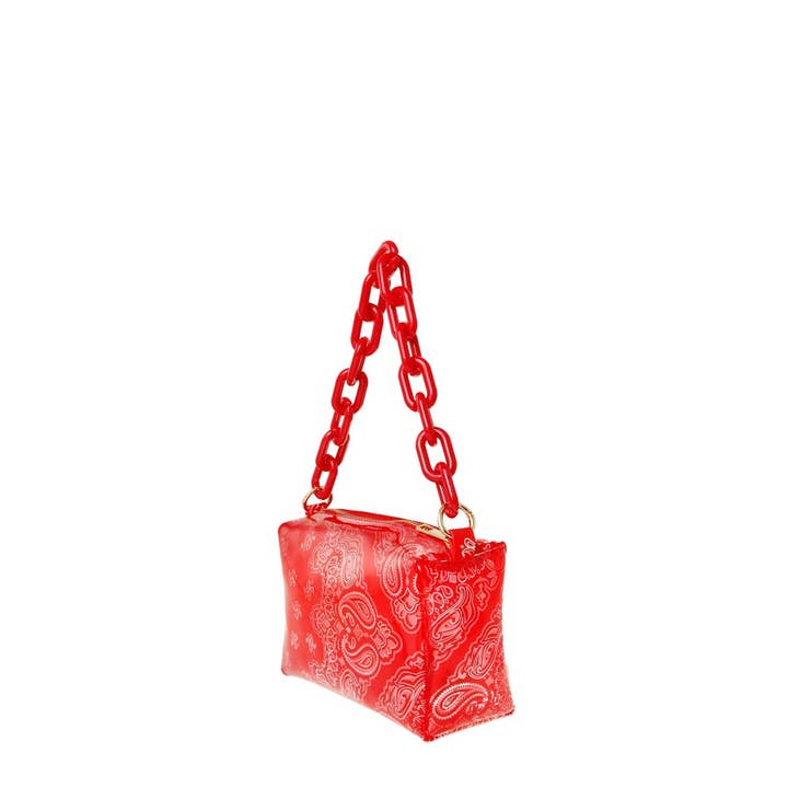 anbfashion – Engroshandel Crossbodytaske - Dame – Amoeba Print Gennemsigtig pose taske5