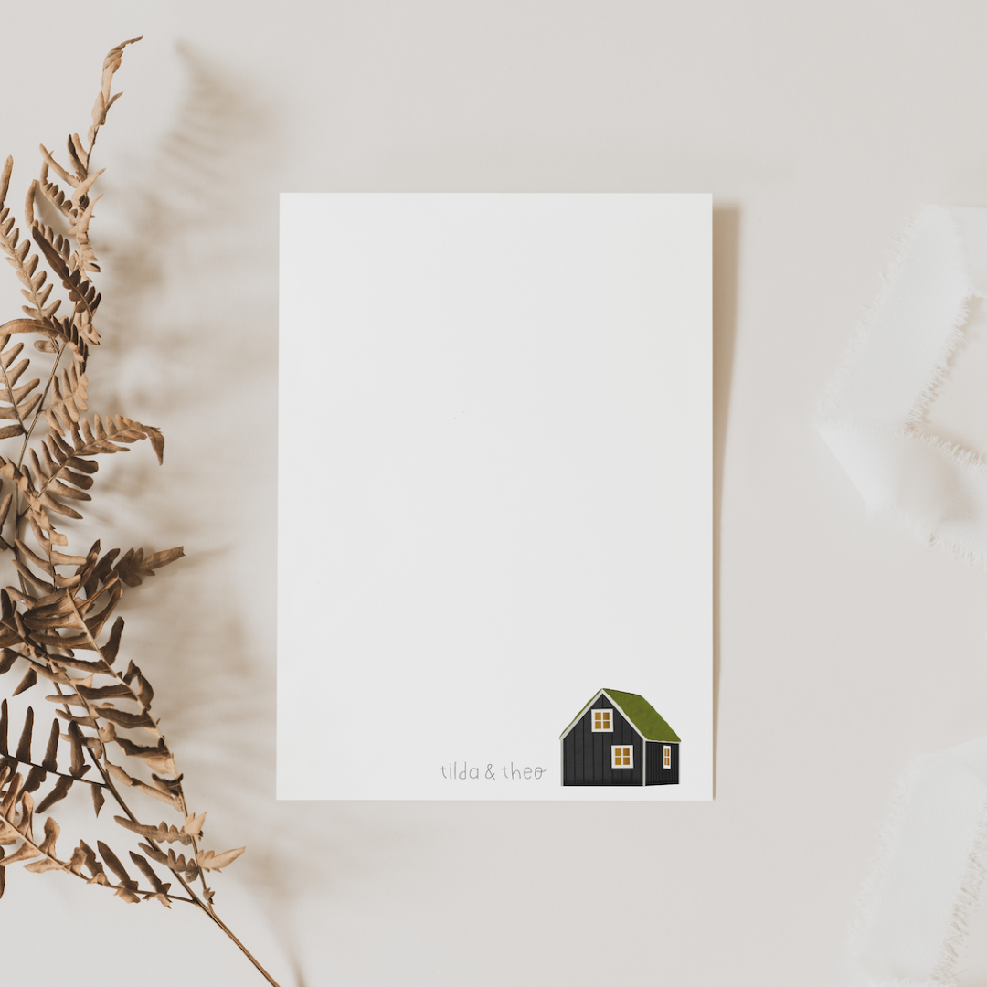 Tilda&Theo - Vendita all'ingrosso Cartoline - Cartolina Aurora Boreale Islanda - Casa Aurora Borealis1