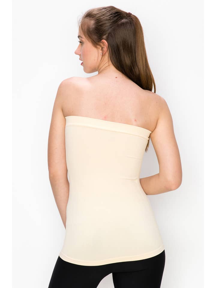 KurveShop – Engroshandel Bustier - Dame – Kurve Lang Bandeau Tube Top, UV beskyttende stof