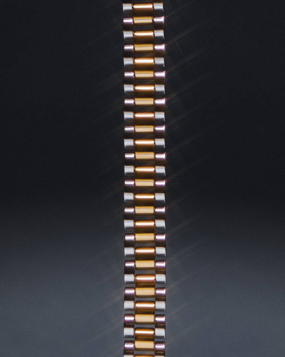 Luv AJ - Wholesale Link & Chain Bracelet - Two-toned Timepiece Bracelet6