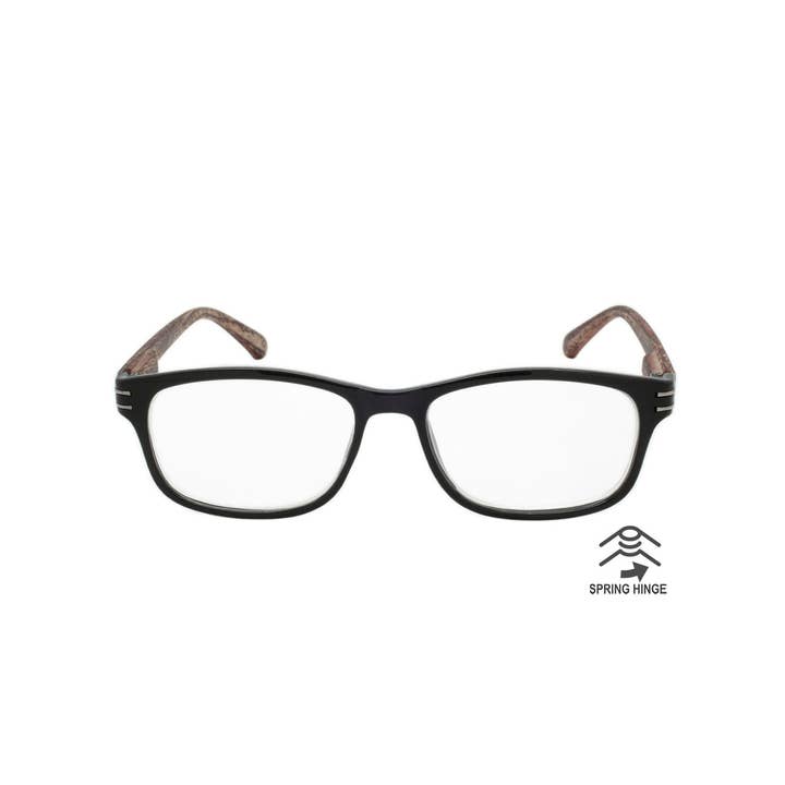 Shark Eyes, Inc - Wholesale Eyeglasses - Unisex - Reading Glasses Mens Womens Unisex 24 PC Counter Wood Tone1