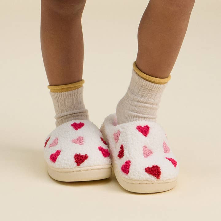 Kids’ Multi-Hearts Home Slippers for Christmas Gift for wholesale by Frem