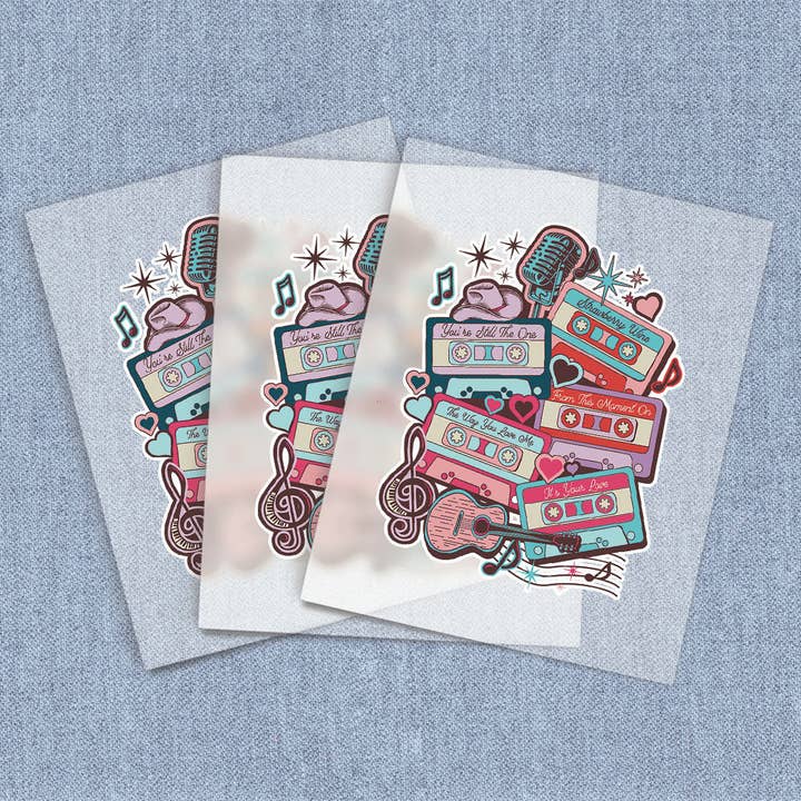 Cassetes, Transferências de Calor DTF por atacado de Iron It