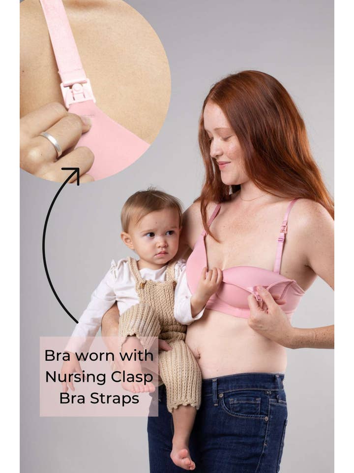 Simple Wishes - Wholesale Nursing Bra - Maternity - Undercover Maternity, Nursing & Beyond T-Shirt Braâ„¢ | Rose Pink