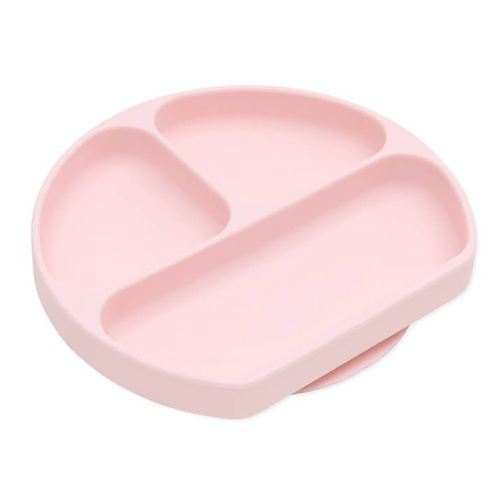Silicone Grip Dish: Pink for wholesale by Bumkins