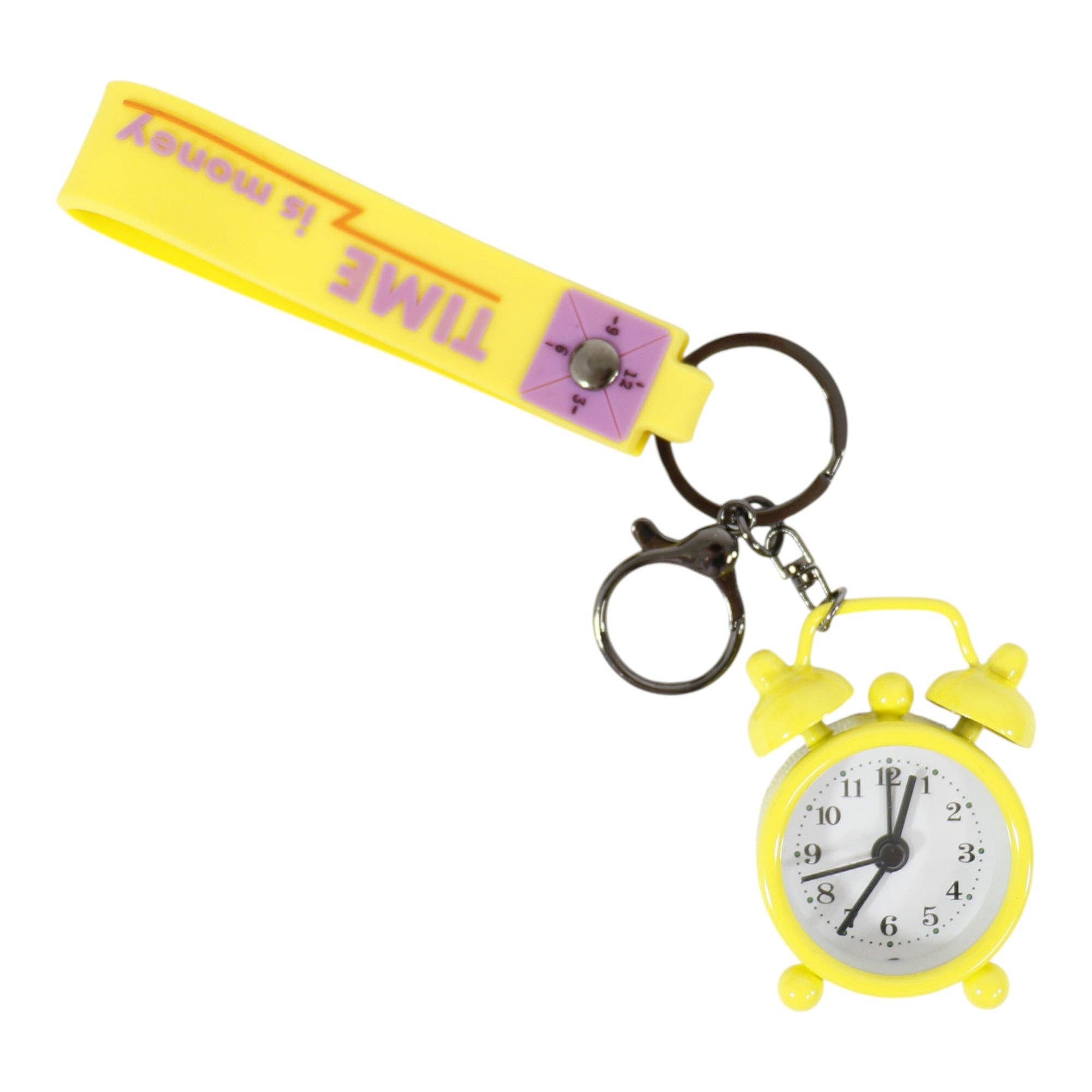ASSORTED Cute Mini Alarm Clock Key Chain KC2830-53 (12PC) for wholesale on Faire17