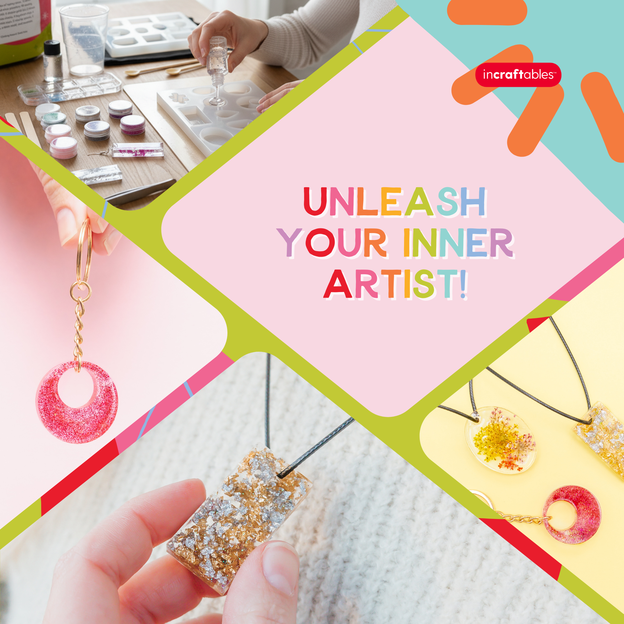 Incraftables - Wholesale DIY Craft Kit - Kids - Incraftables Epoxy Resin Molds Kit – 24pcs4